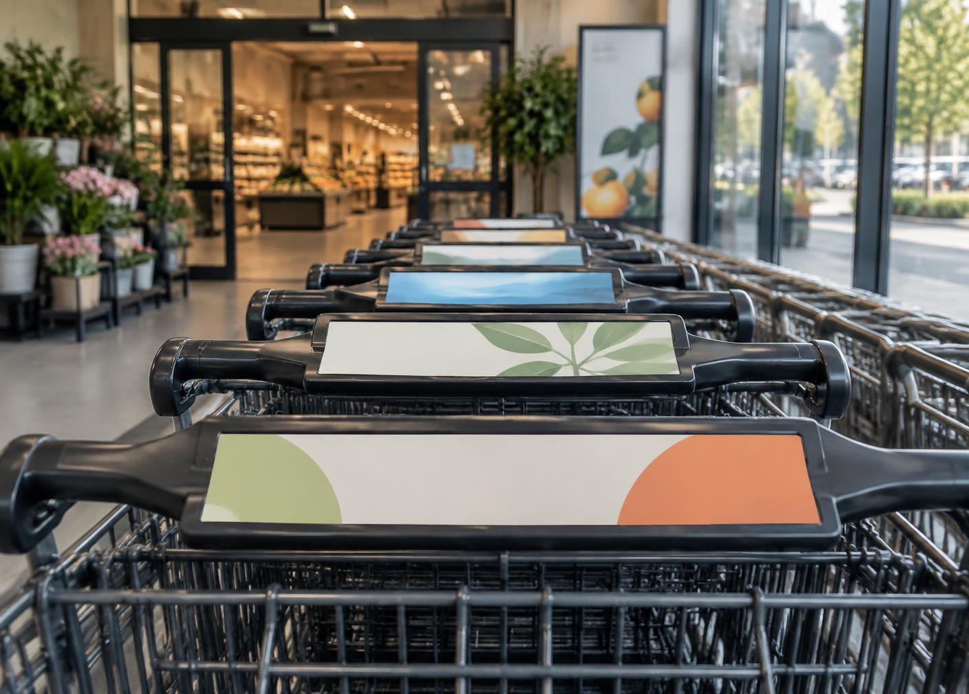 Shopping-cart advertising environment